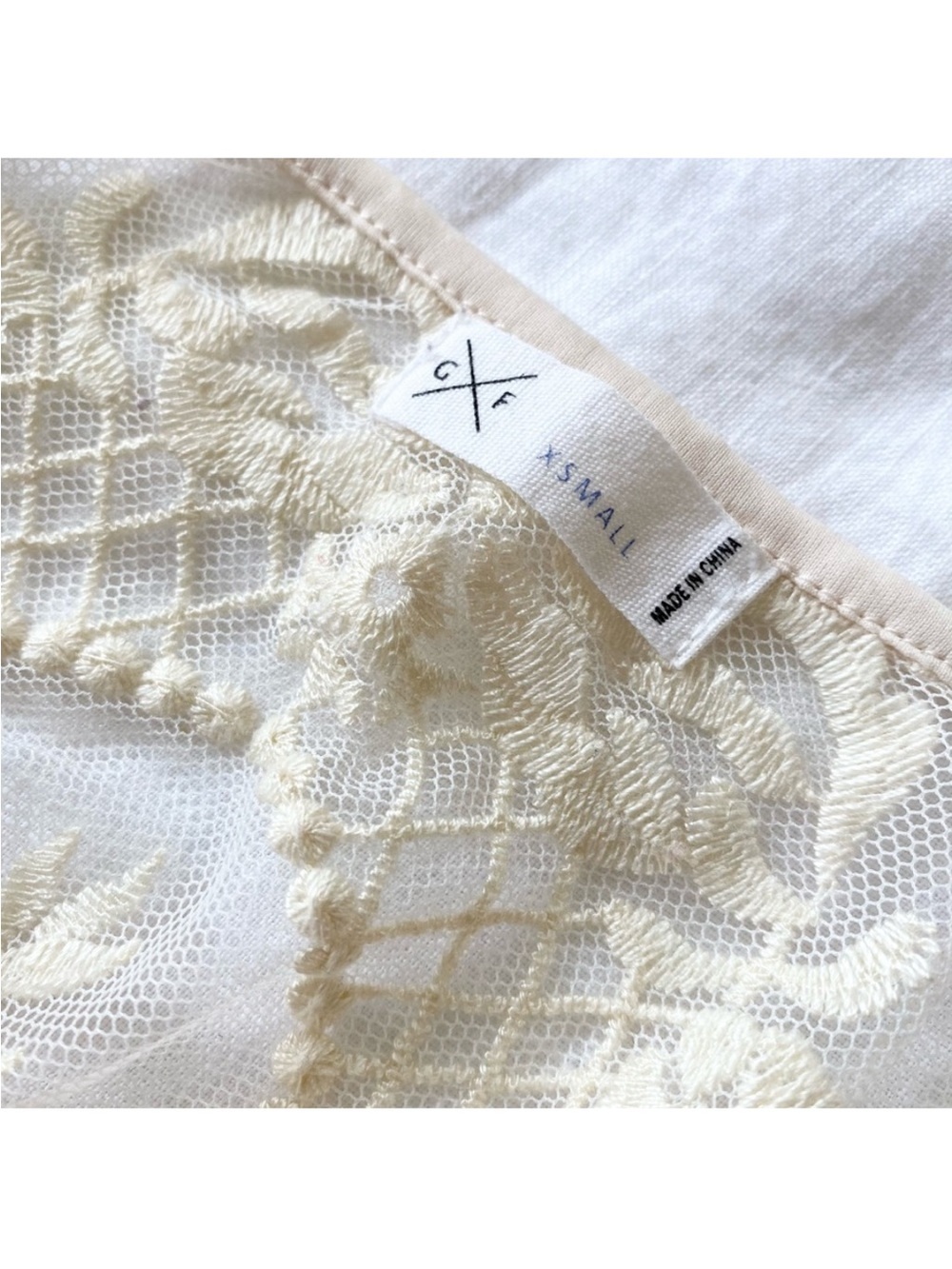 Gentle Fawn Cream Embroidered Sleeveless Dress - Picture 9 of 13